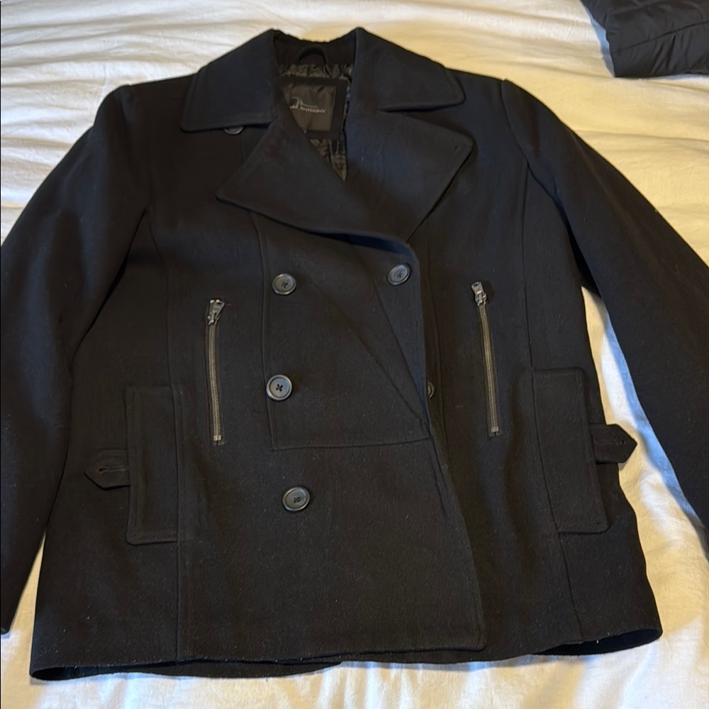 Black Double-Breasted Jacket